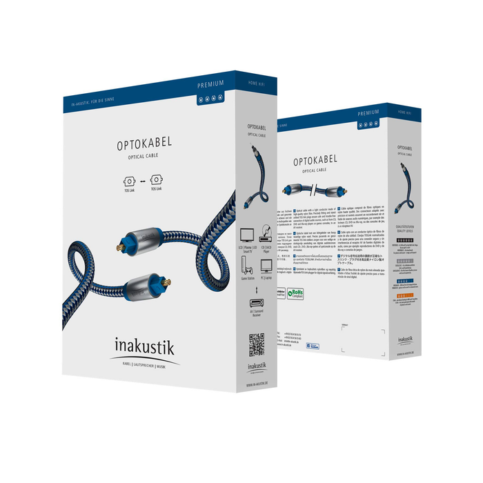 Inakustik Premium Digital Opto TOSLINK Cable