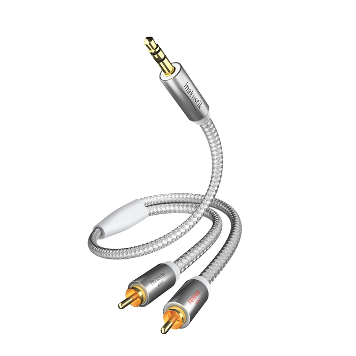 In-akustik Premium 3.5mm to RCA Interconnect Cable