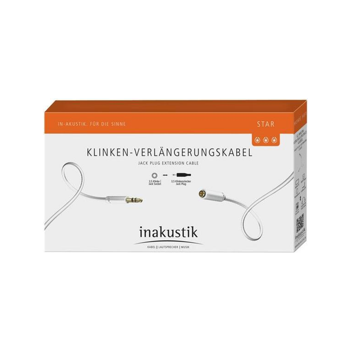 In-akustik Star 3.5mm Male > Female Extension Cable