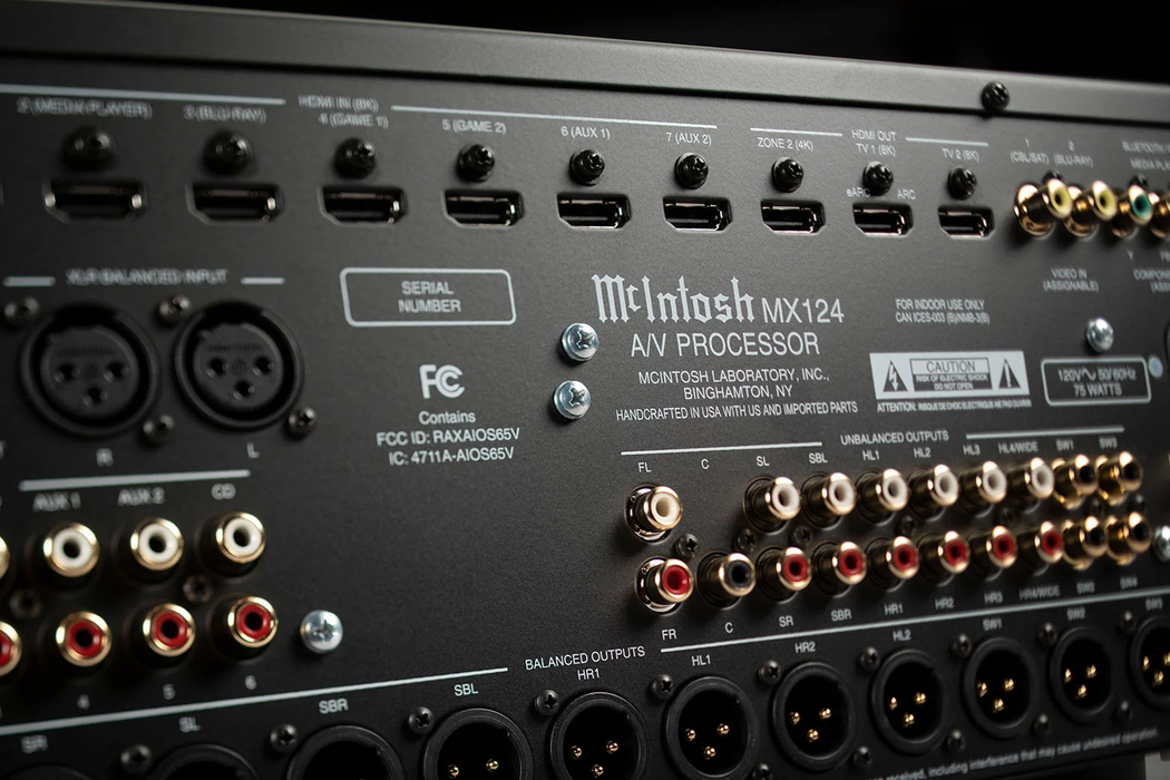 McIntosh MX124 AV Preamplifier Processor