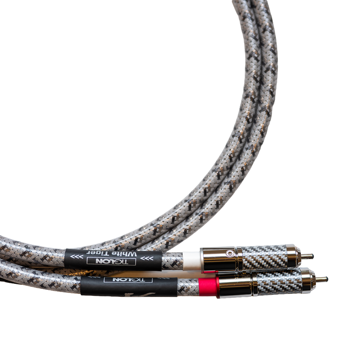 TiGLON TPL-GT3000R-WT 'White Tiger' RCA Interconnect Cable
