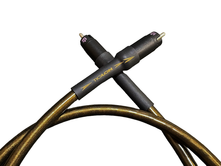TiGLON TSL-D100-GD 'Golden Dragon' Coaxial Digital RCA Cable