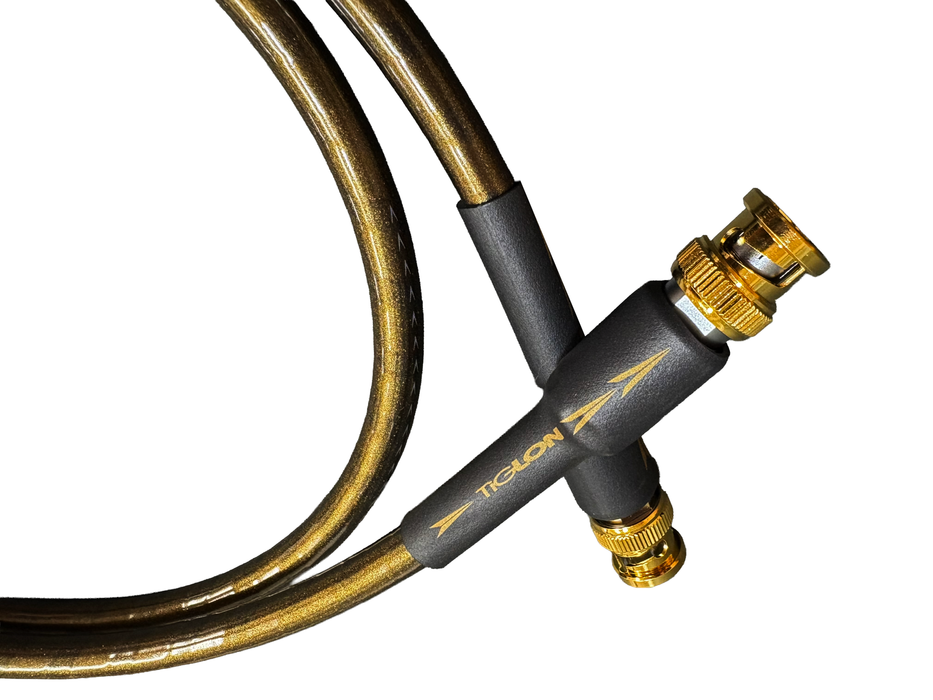 TiGLON TSL-DB100-GD 'Golden Dragon' Coaxial Digital BNC Cable