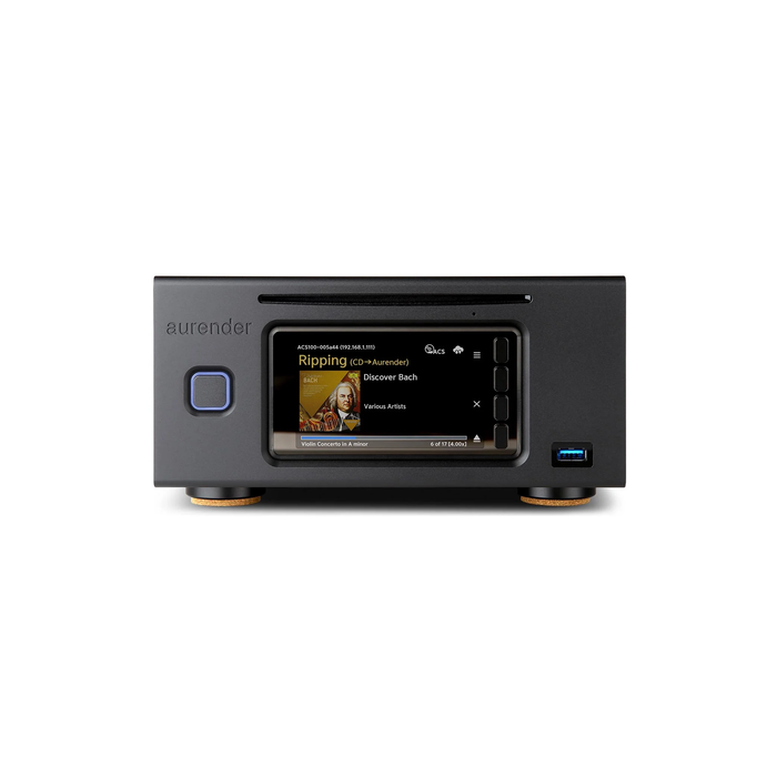 Aurender ACS100 Music Server Streaming Transport with CD Ripper
