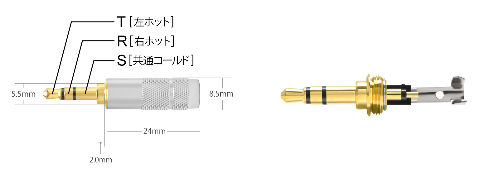 Oyaide P-3.5 3.5mm Connector