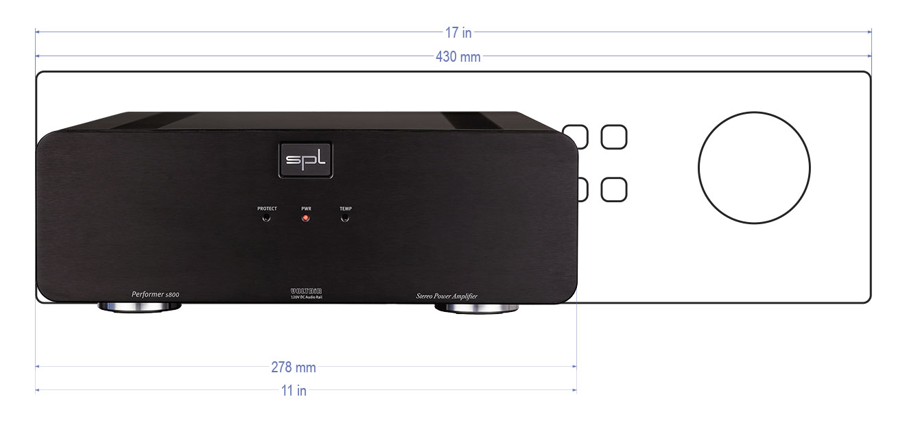 SPL Performer s800 Stereo Power Amplifier
