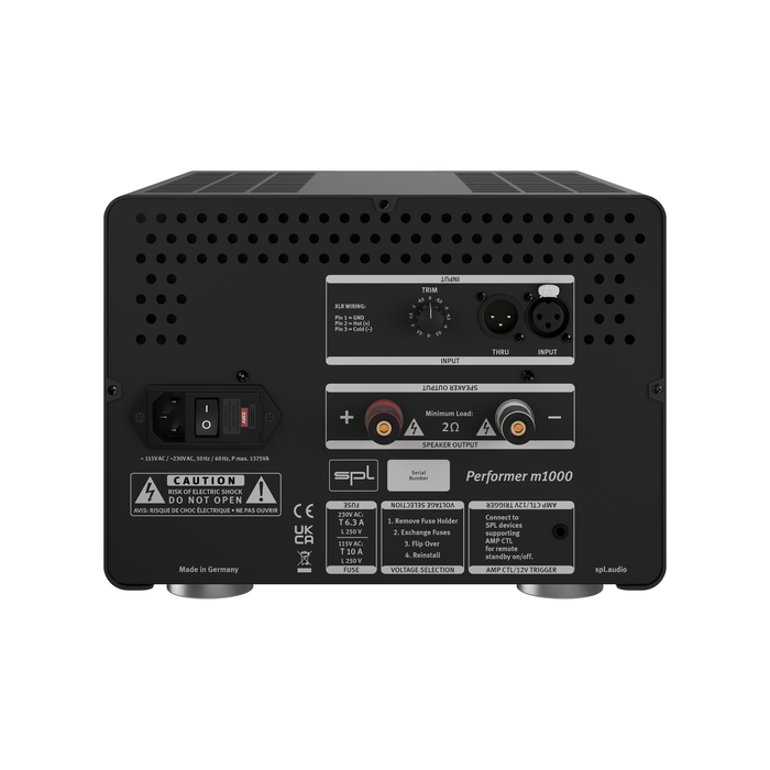 SPL Performer m1000 Monoblock Power Amplifier