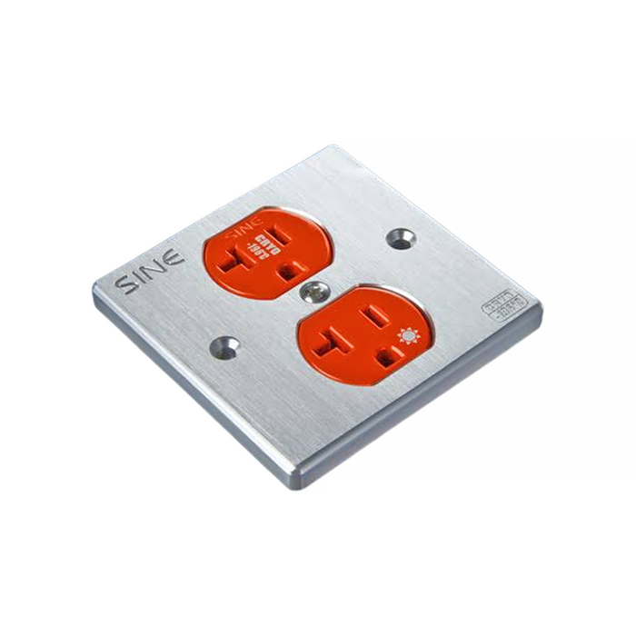 SINE SW-2G Duplex Mains Power Wall Socket