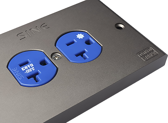 SINE SW-2LPT Duplex Mains Power Wall Socket