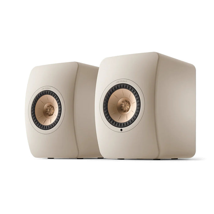 KEF LS50 Wireless II - Wireless Streaming Speaker Pair - Sand Shell - Home Speaker