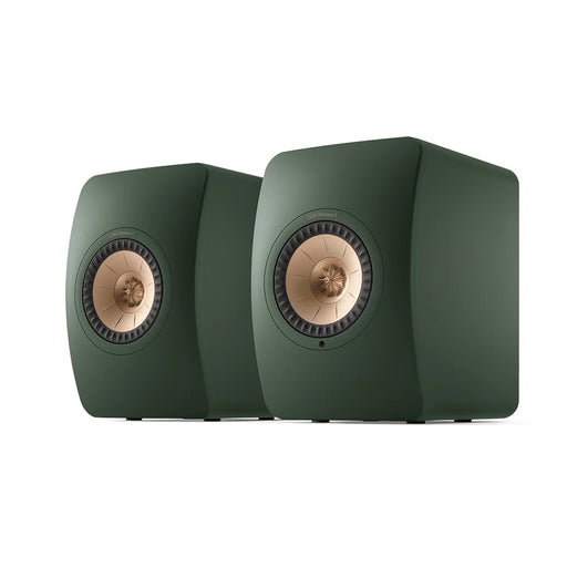KEF LS50 Wireless II - Wireless Streaming Speaker Pair - Moss Green - Home Speaker