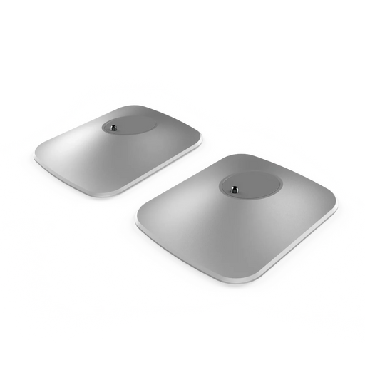 KEF P1 Desk Pad (Pair) - Silver - Speaker Stands