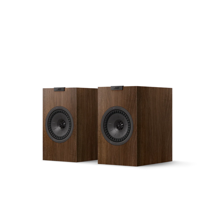 KEF Q1 Meta Bookshelf Speaker (Pair) - Walnut - Home Speaker