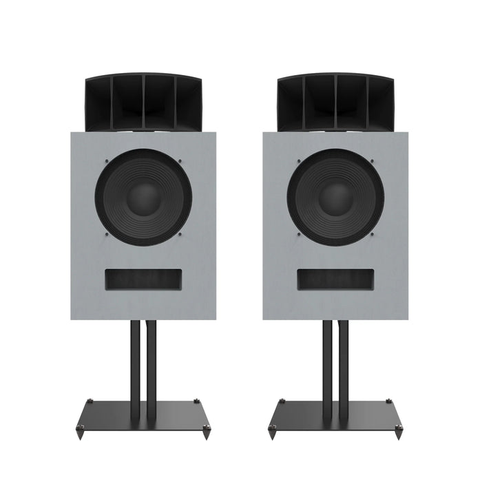 Klipsch + Ojas kO R1 2 Way Multicell Standmount Speakers (Pair) Gray Lacquer Home Speaker