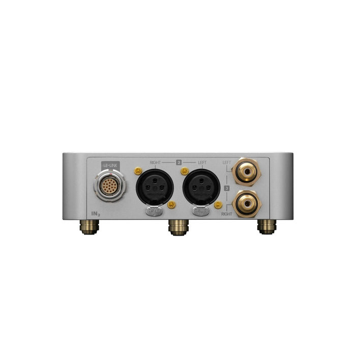 LAiV Harmony HP2A Preamplifier & Headphone Amplifier - Sterling Silver with Radiant Gold / with LExt IN2 - Preamplifier
