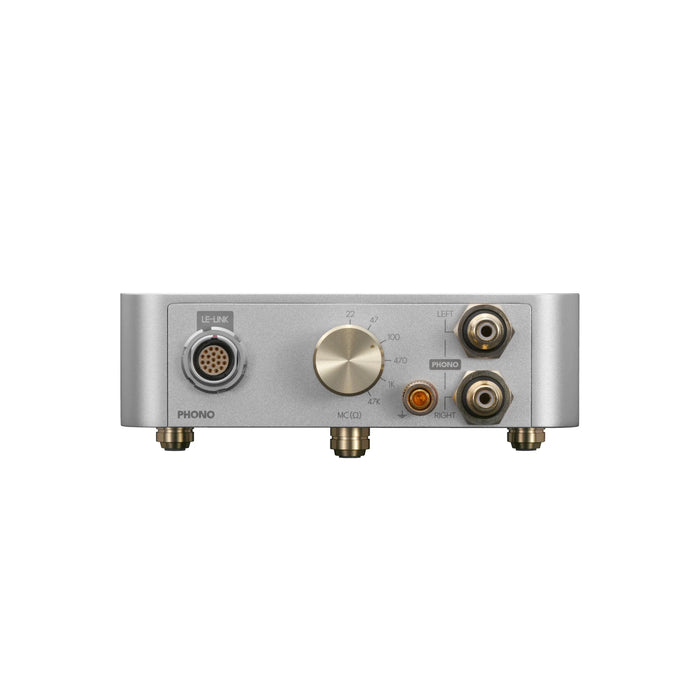 LAiV Harmony HP2A Preamplifier & Headphone Amplifier - Sterling Silver with Radiant Gold / with LExt Phono