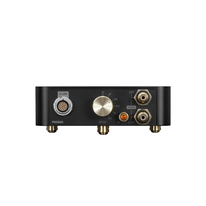 LAiV Harmony HP2A Preamplifier & Headphone Amplifier - Ebony Black with Shimmering Gold / with LExt Phono - Preamplifier
