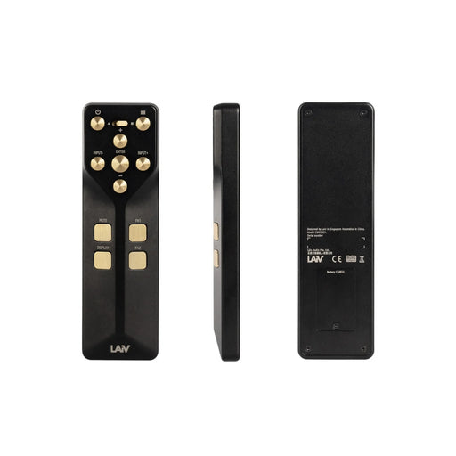 LAiV Harmony RCX Remote Control - Ebony Black with Shimmering Gold - Home Audio Accessories