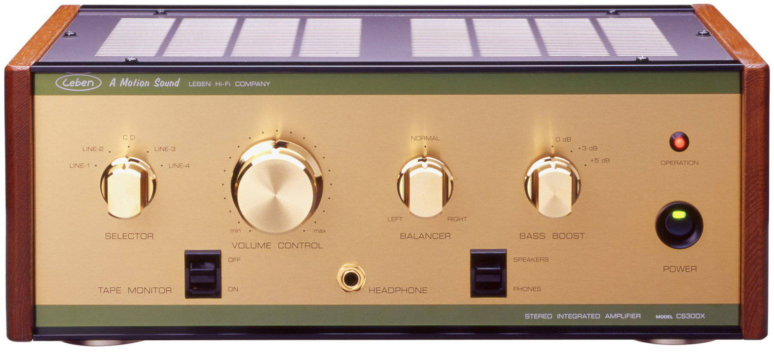 Leben CS 300X (S) - Audiophile Integrated Tube Amplifier - The Audio Co.