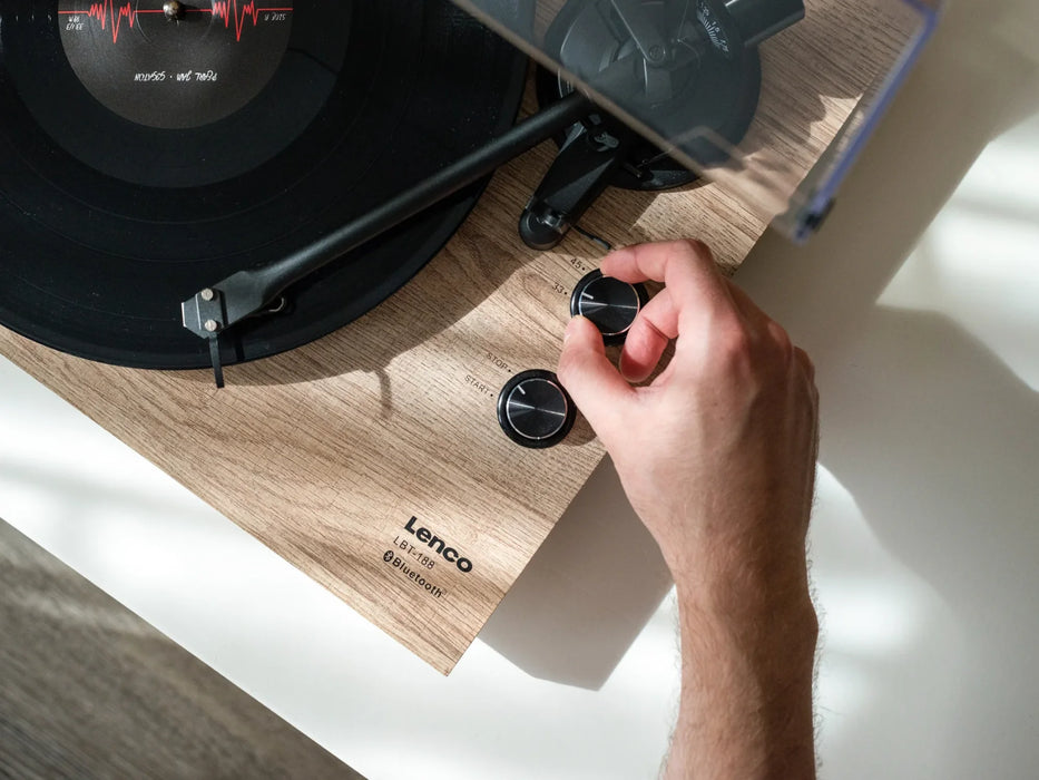LENCO LBT-188 Record Player with Bluetooth - Turntable