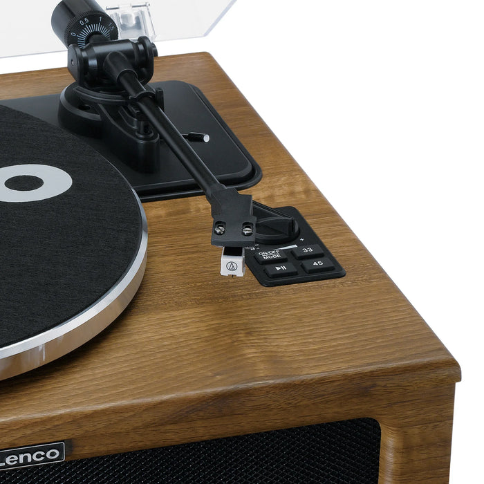 LENCO LS-410 Record Player with Built-in Speakers - Turntable