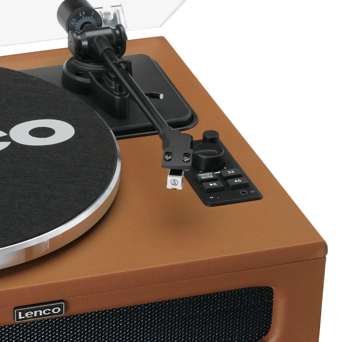 LENCO LS-430 Record Player with Built-in Speakers - Turntable
