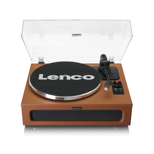 LENCO LS-430 Record Player with Built-in Speakers - Brown - Turntable