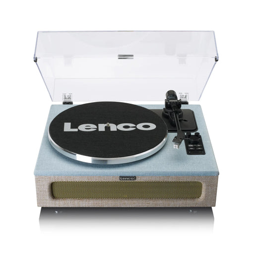 LENCO LS-440 Record Player with Built-in Speakers - Blue/Beige - Turntable
