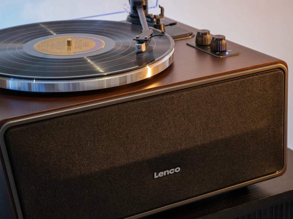 LENCO LS-470 Record Player with Built-in Speakers - Turntable