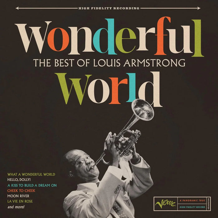 Louis Armstrong - Wonderful World: The Best of Louis Armstrong - 12inch Vinyl LP - Music