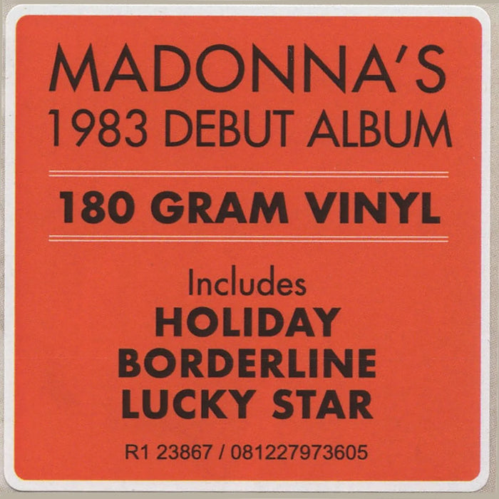 Madonna - Madonna - 12inch 180g Vinyl LP - Music