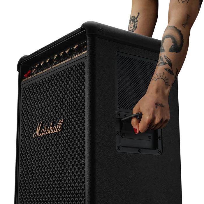Marshall Bromley 750 Portable Party Speaker - Black and Brass - Wireless Portable Speaker