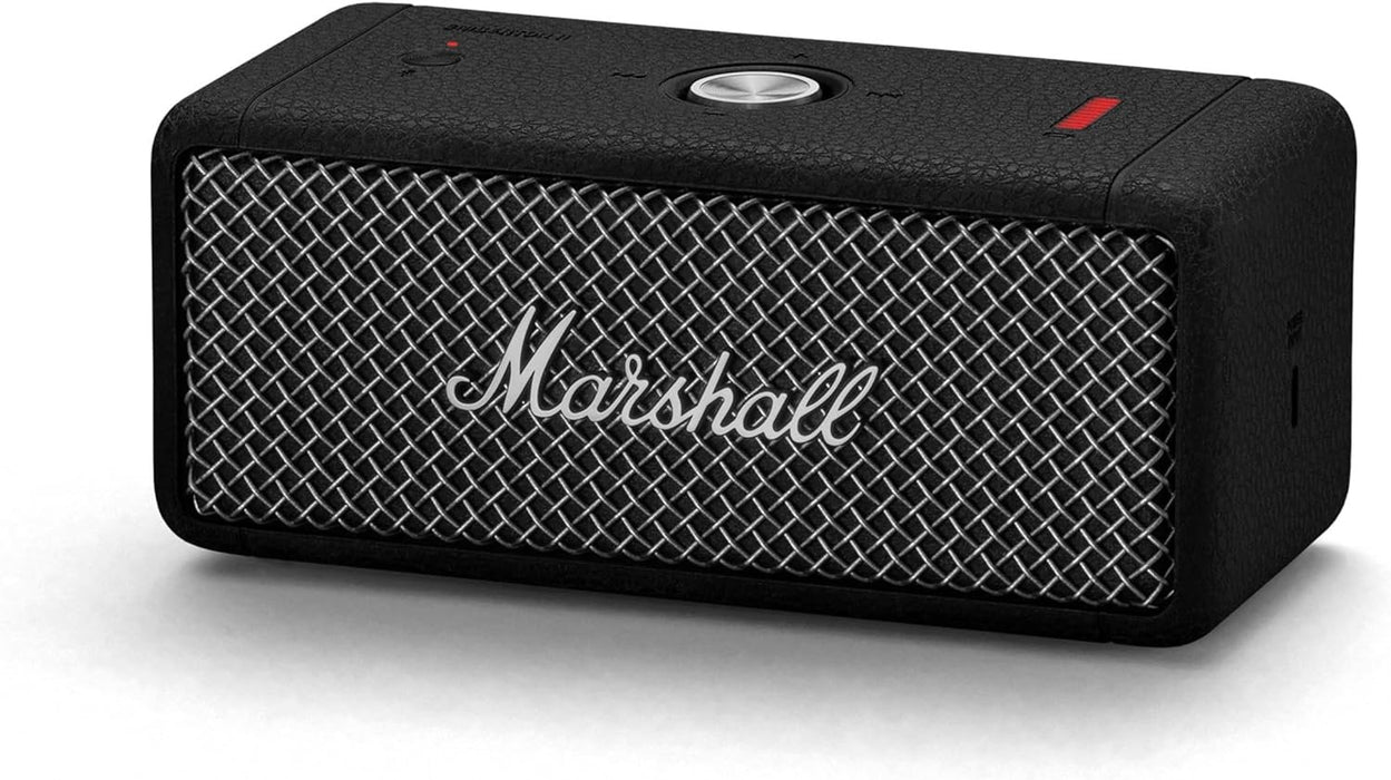 Marshall Emberton II Bluetooth Portable Speaker - Black and Steel - Wireless Portable Speaker