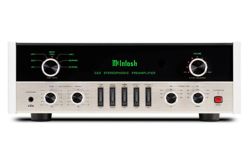 McIntosh C22 - Audiophile Vacuum Tube Preamplifier - The Audio Co.