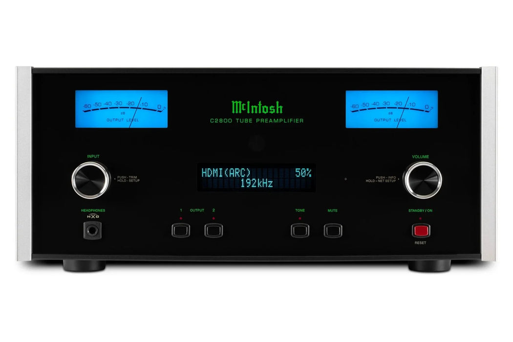 McIntosh C2800 Audiophile Vacuum Tube Preamplifier - The Audio Co.