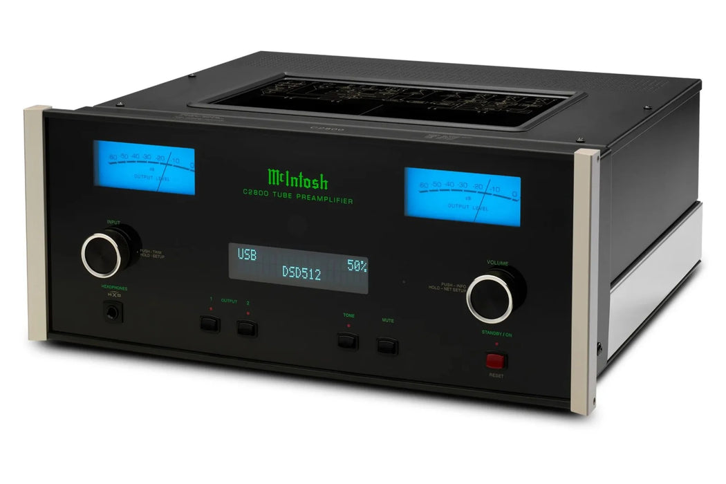 McIntosh C2800 Audiophile Vacuum Tube Preamplifier - The Audio Co.