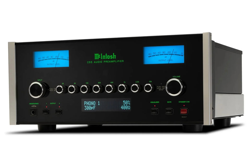 McIntosh C55 Audiophile Vacuum Tube Preamplifier - The Audio Co.