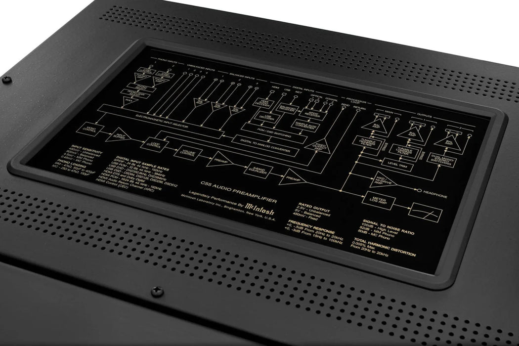 McIntosh C55 Audiophile Vacuum Tube Preamplifier - The Audio Co.
