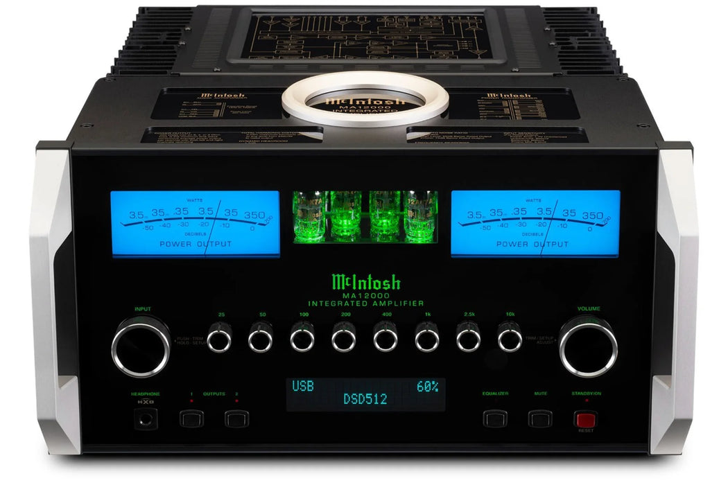 McIntosh MA12000 - Audiophile Integrated Hybrid Tube Amplifier - The Audio Co.