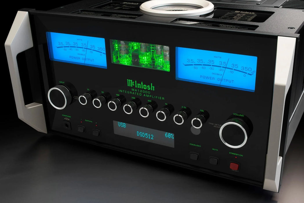 McIntosh MA12000 - Audiophile Integrated Hybrid Tube Amplifier - The Audio Co.