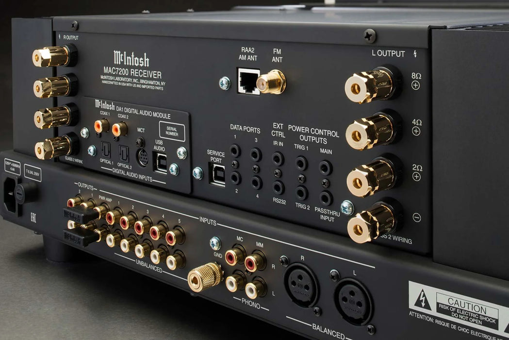 McIntosh MAC7200 - Audiophile Stereo Receiver - The Audio Co.