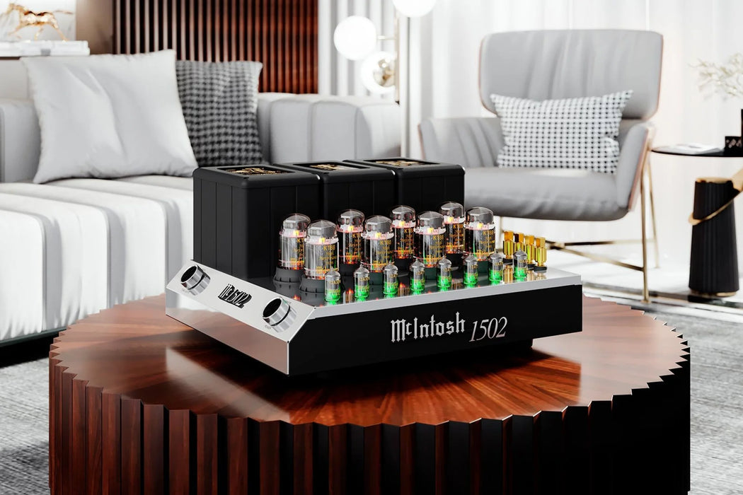 McIntosh MC1502 Audiophile Stereo Vacuum Tube Power Amplifier - The Audio Co.