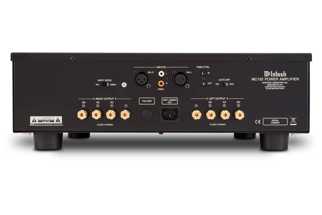 McIntosh MC152 - Audiophile Stereo Power Amplifier - The Audio Co.