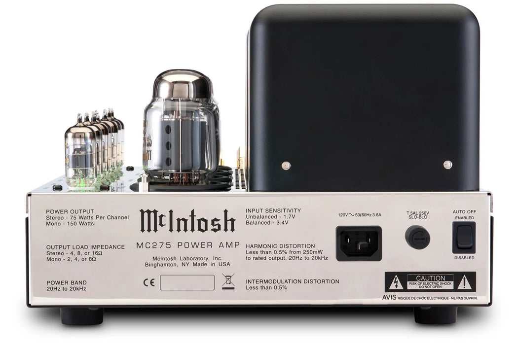 McIntosh MC275 Audiophile Stereo Vacuum Tube Power Amplifier - The Audio Co.