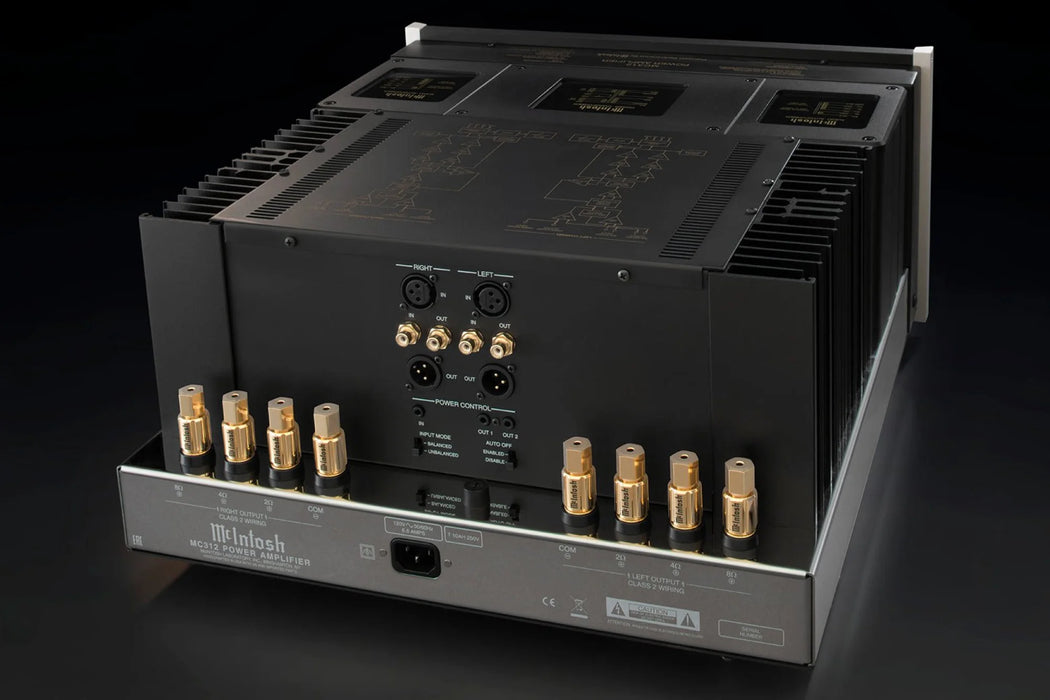 McIntosh MC312 Audiophile Stereo Power Amplifier - The Audio Co.