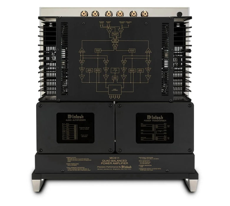 McIntosh MC611 Audiophile Monoblock Power Amplifier - The Audio Co.