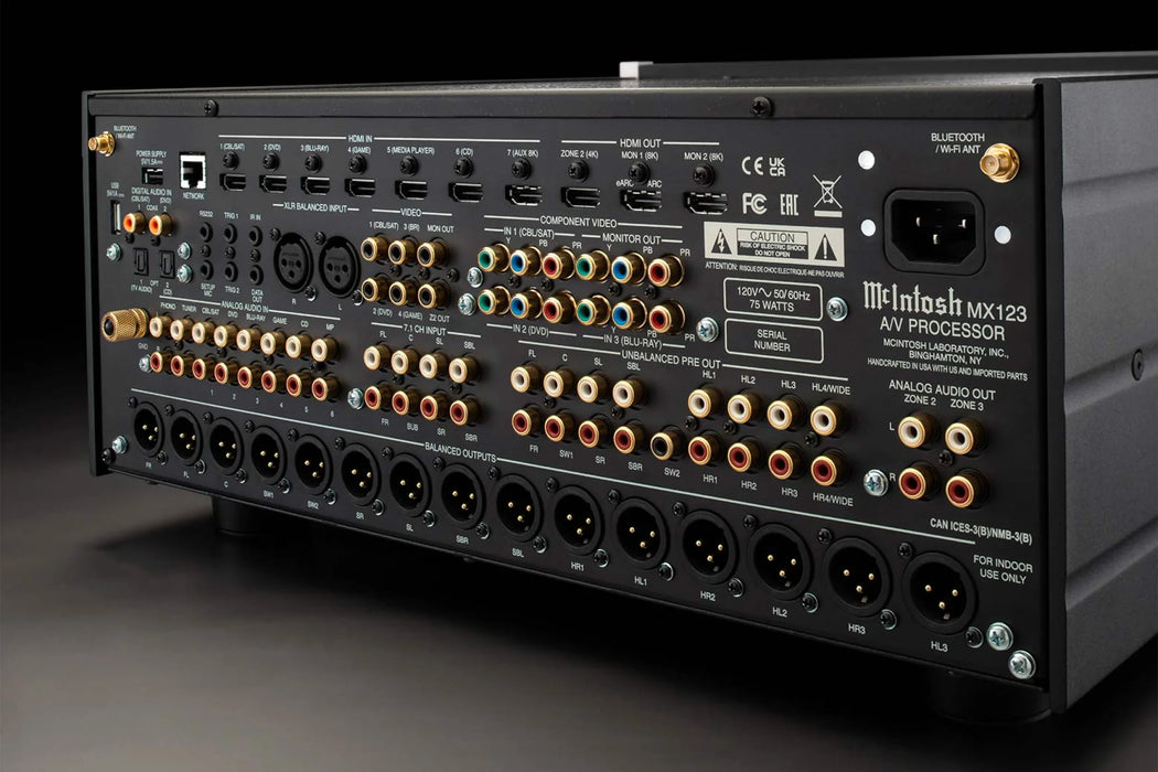 McIntosh MX123 AV Preamplifier Processor - AV Processor