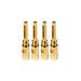 Melodika Banana Connector [Set] - 2 Pairs / 4 pcs - Home Audio Accessories