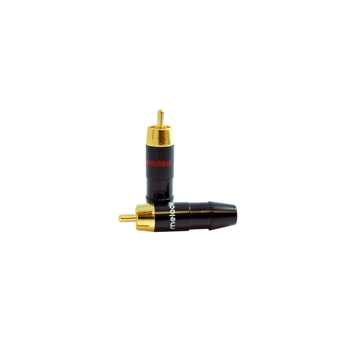Melodika MDRCA2 RCA Connectors - Home Audio Accessories