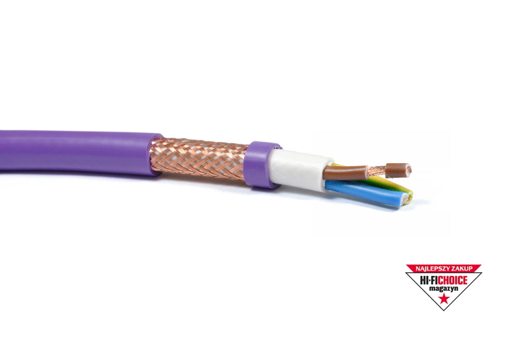 Melodika Purple 14AWG AC Power Cable - Cable
